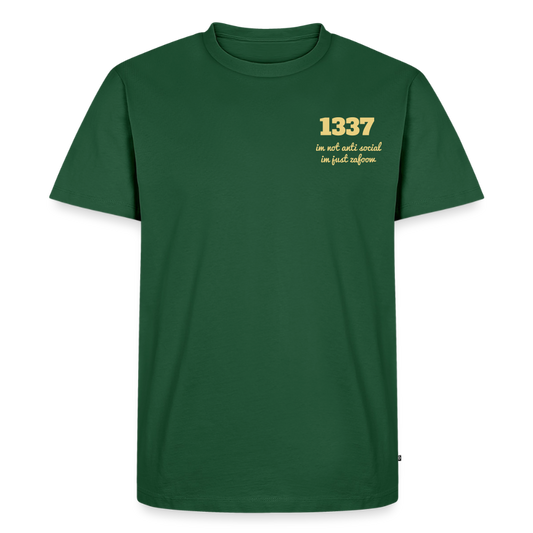 anti social zafoow 1337 - bottle green