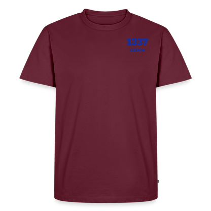 zafoow 1337 t-shirt - burgundy