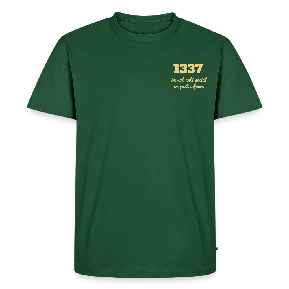 anti social zafoow 1337 - bottle green
