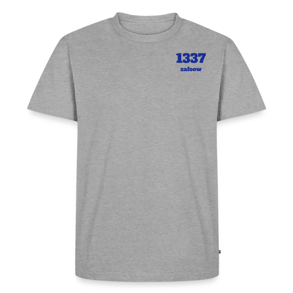 zafoow 1337 t-shirt - heather grey
