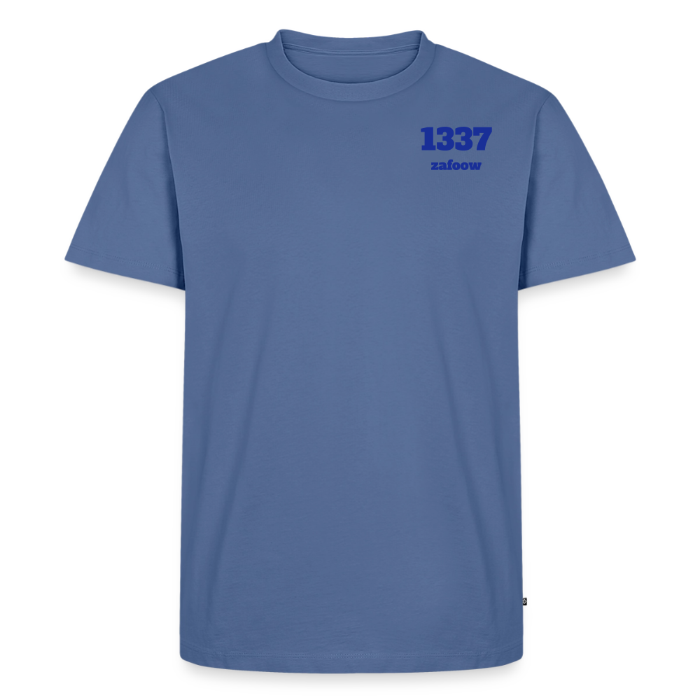 zafoow 1337 t-shirt - stone blue