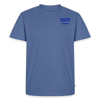 zafoow 1337 t-shirt - stone blue