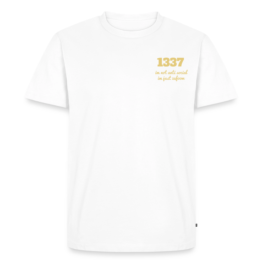 anti social zafoow 1337 - white