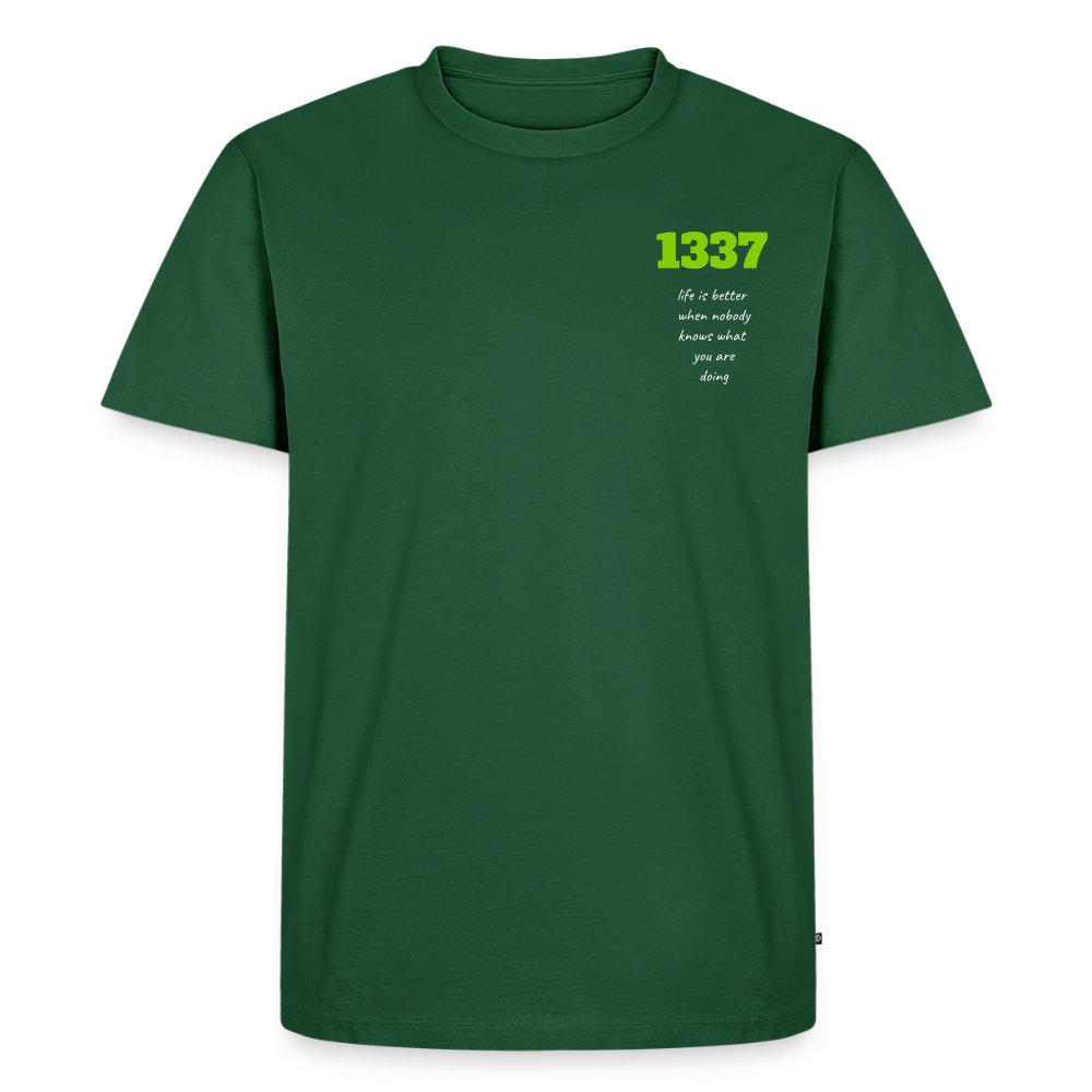 life is better 1337 - bottle green
