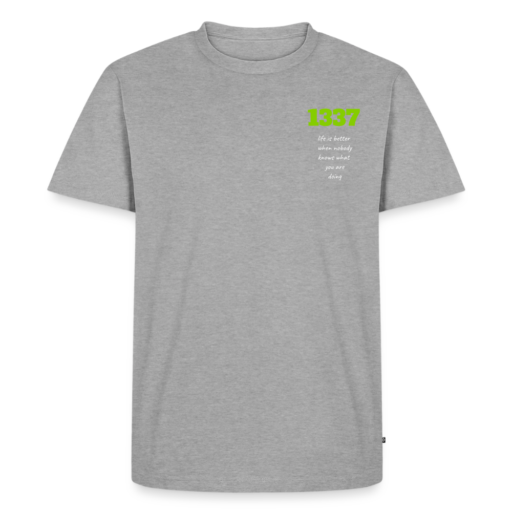 life is better 1337 - heather grey