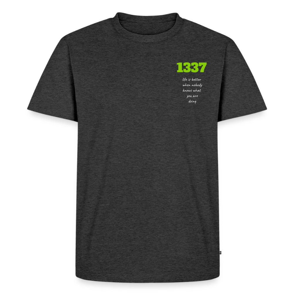 life is better 1337 - heather anthracite