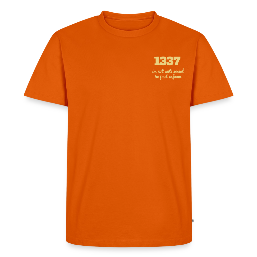 anti social zafoow 1337 - orange 